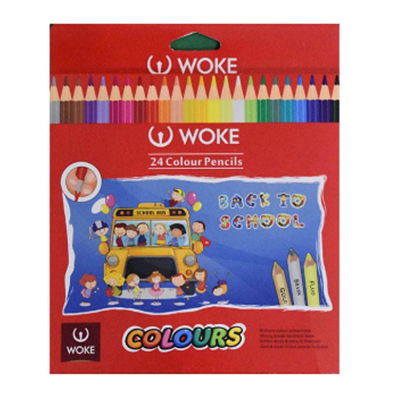 مداد رنگی 24 رنگ ووک