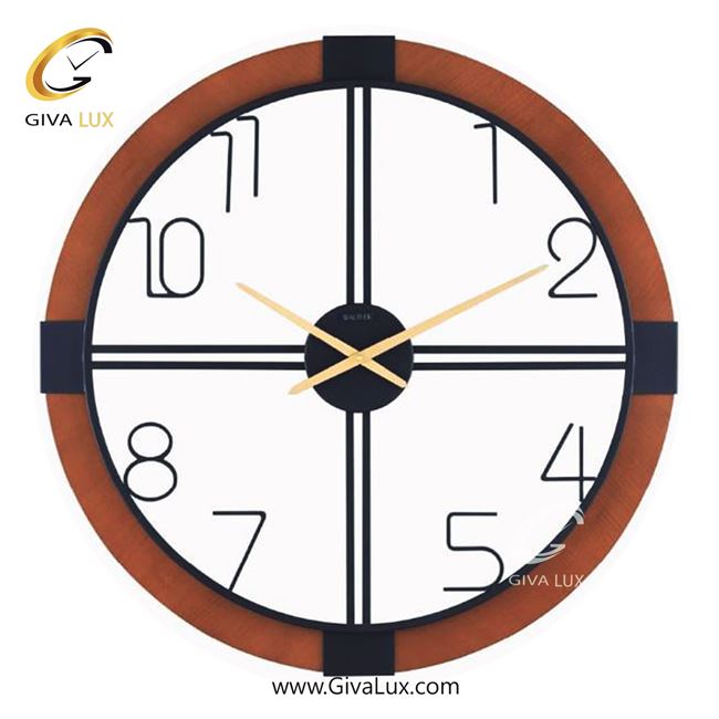 ساعت دیواری اورجینال والتر آلیاژ فلزی-چوب قهوه ای| کد رفرنس 8072BR
