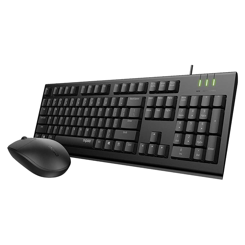 کیبورد و ماوس سیمی رپو Rapoo X125S