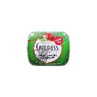 آبنبات ( خوشبو کننده دهان ) انار ، ماچا و چای سبز بدون قند کومپاس - compass