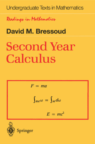 خرید و دانلود نسخه کامل کتاب Second Year Calculus: From Celestial Mechanics to Special Relativity