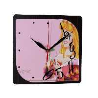 ساعت دیواری کودک طرح زیبای خفته tu7