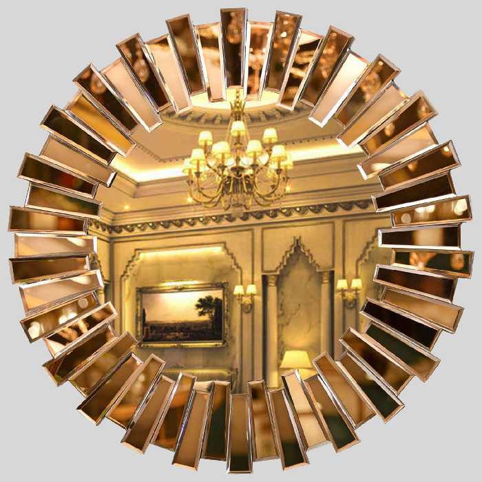 آینه اوراش طرح خورشیدی مدل OX-01