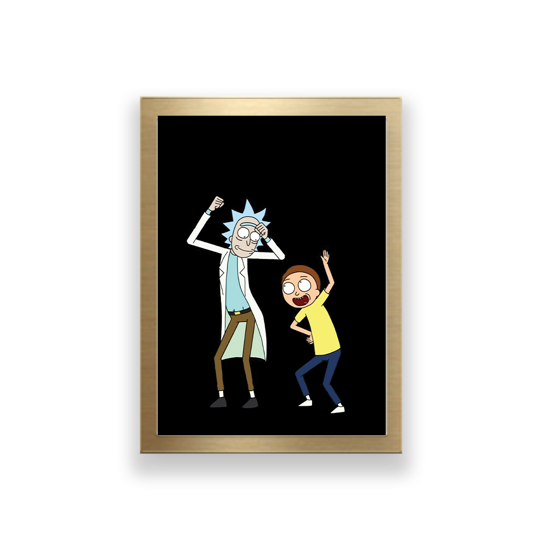 تابلو طرح انیمیشن Rick and Morty