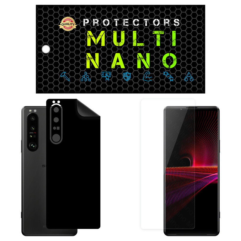 محافظ صفحه نمایش مولتی نانو مدل X-SFM مناسب برای گوشی موبایل سونی Xperia 1 III به همراه برچسب پوششی | کالا برتری