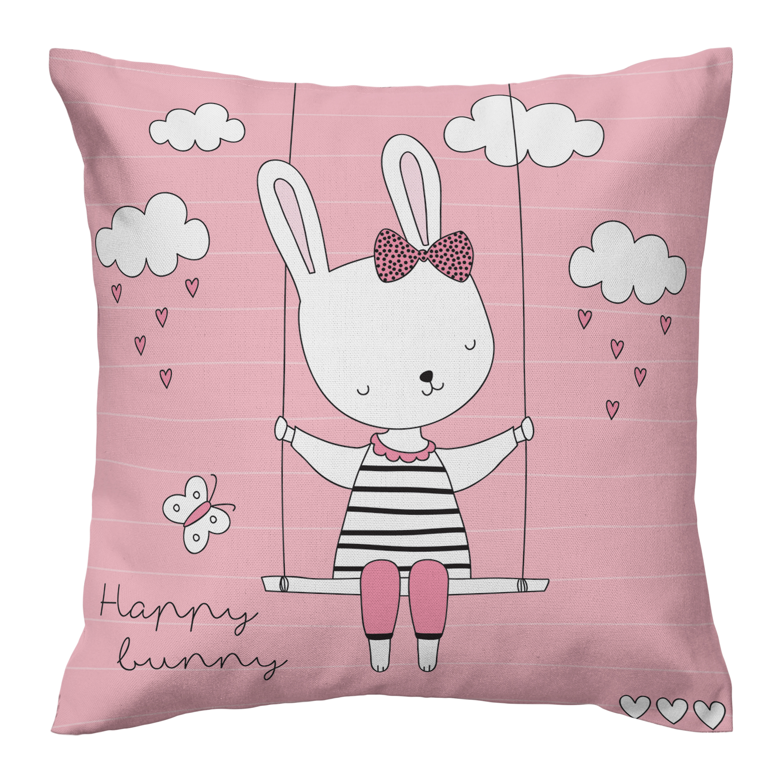 کاور کوسن کودک مدل خرگوش دورو طرح دار کد 1400170