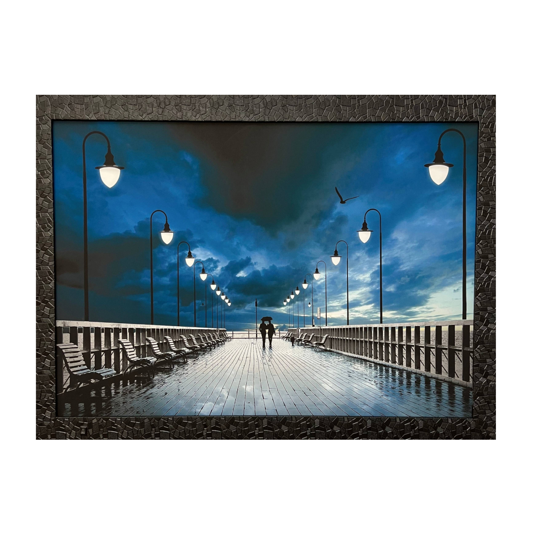 تابلو نوری مدل اسکله دریا کد 05