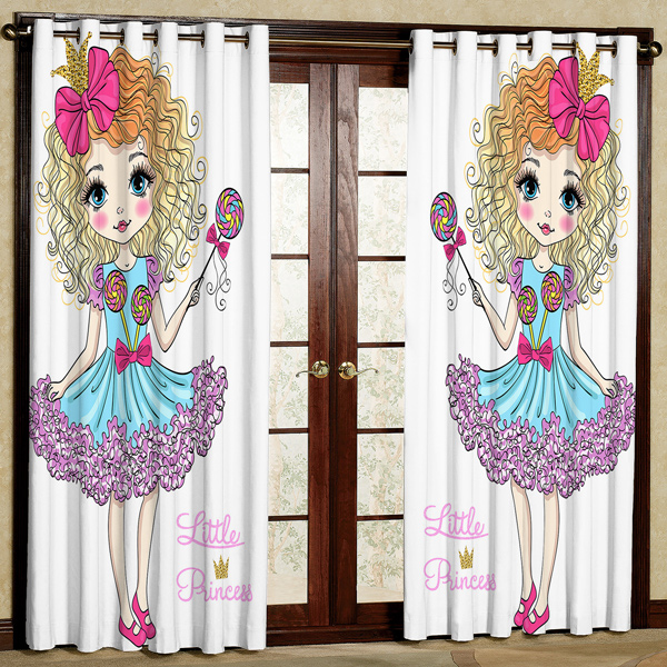 پرده مدل مخمل پانچی کد 7068 سایز 280x140 سانتی متر