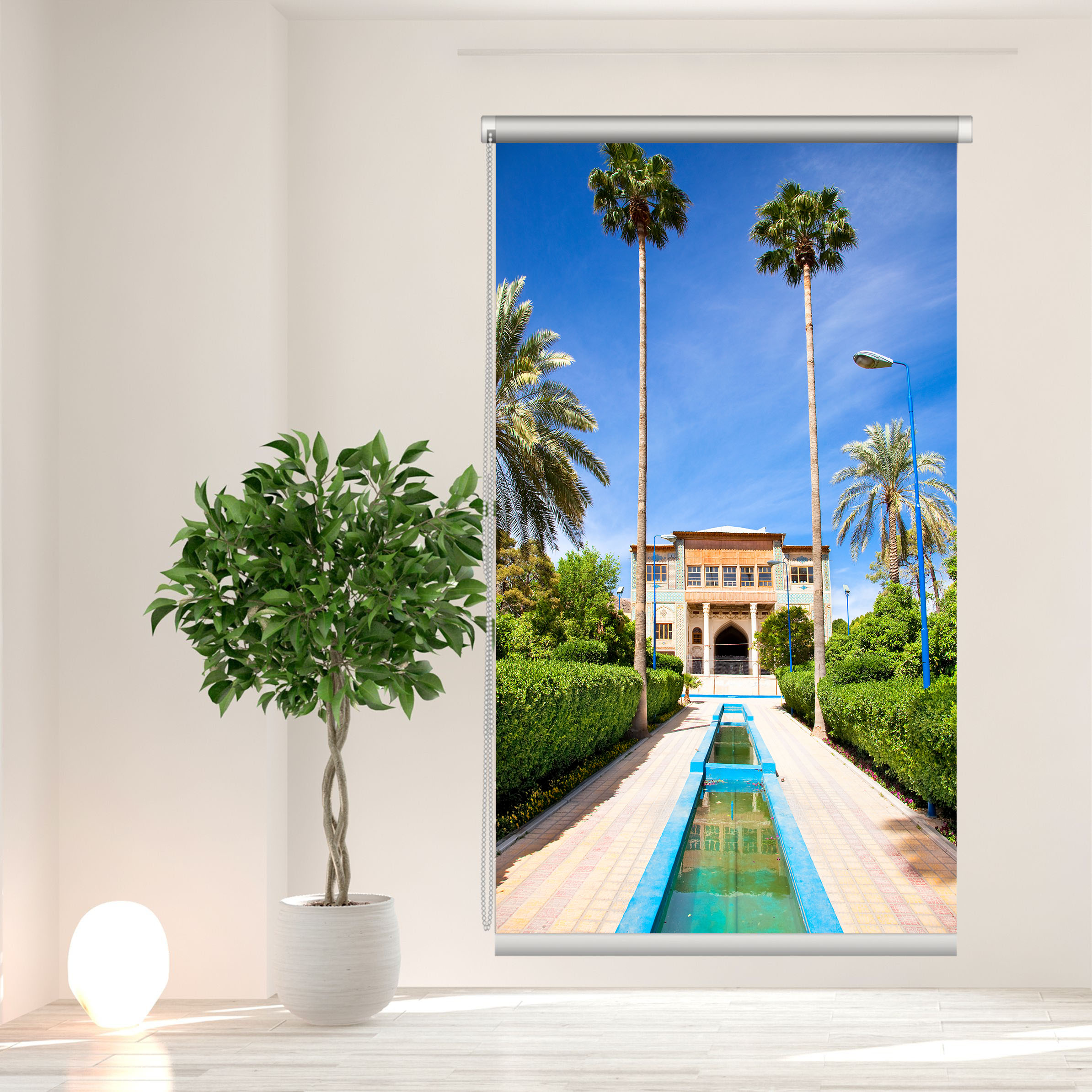 پرده شید مدل CT.IR.079 سایز 120x180 سانتیمتر 