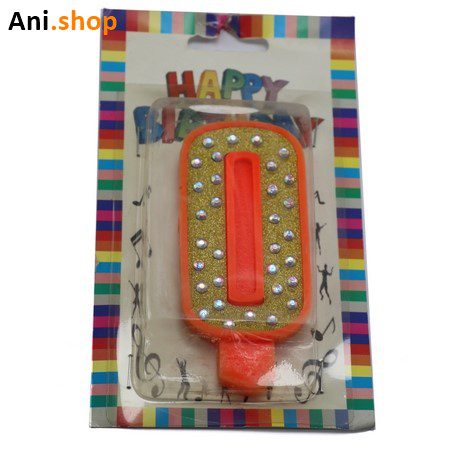 شمع فانتزی عدد 0 کد 49