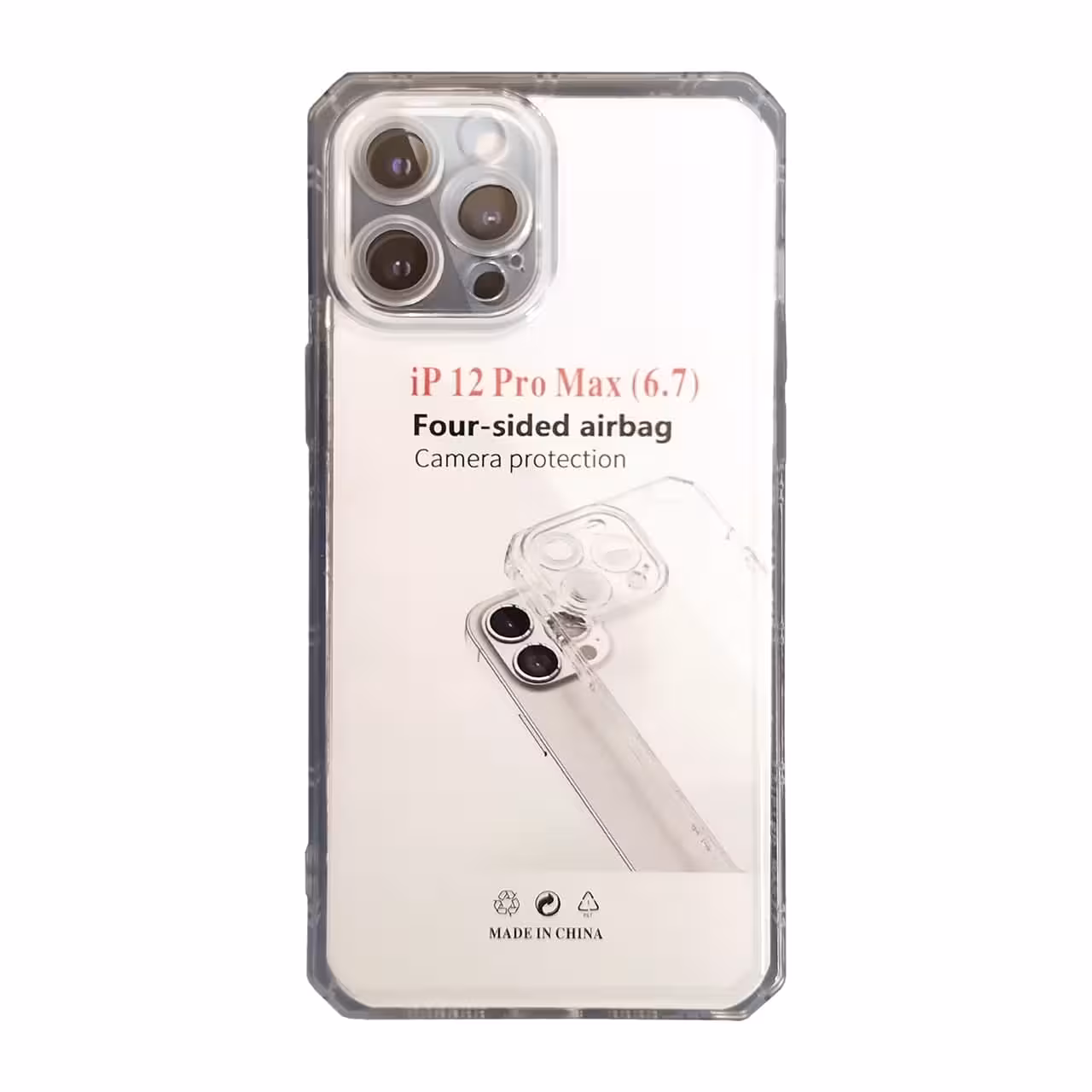 کاور مدل کربنی شفاف کد IP12PM-SH مناسب برای گوشی موبایل اپل Iphone 12 Pro Max