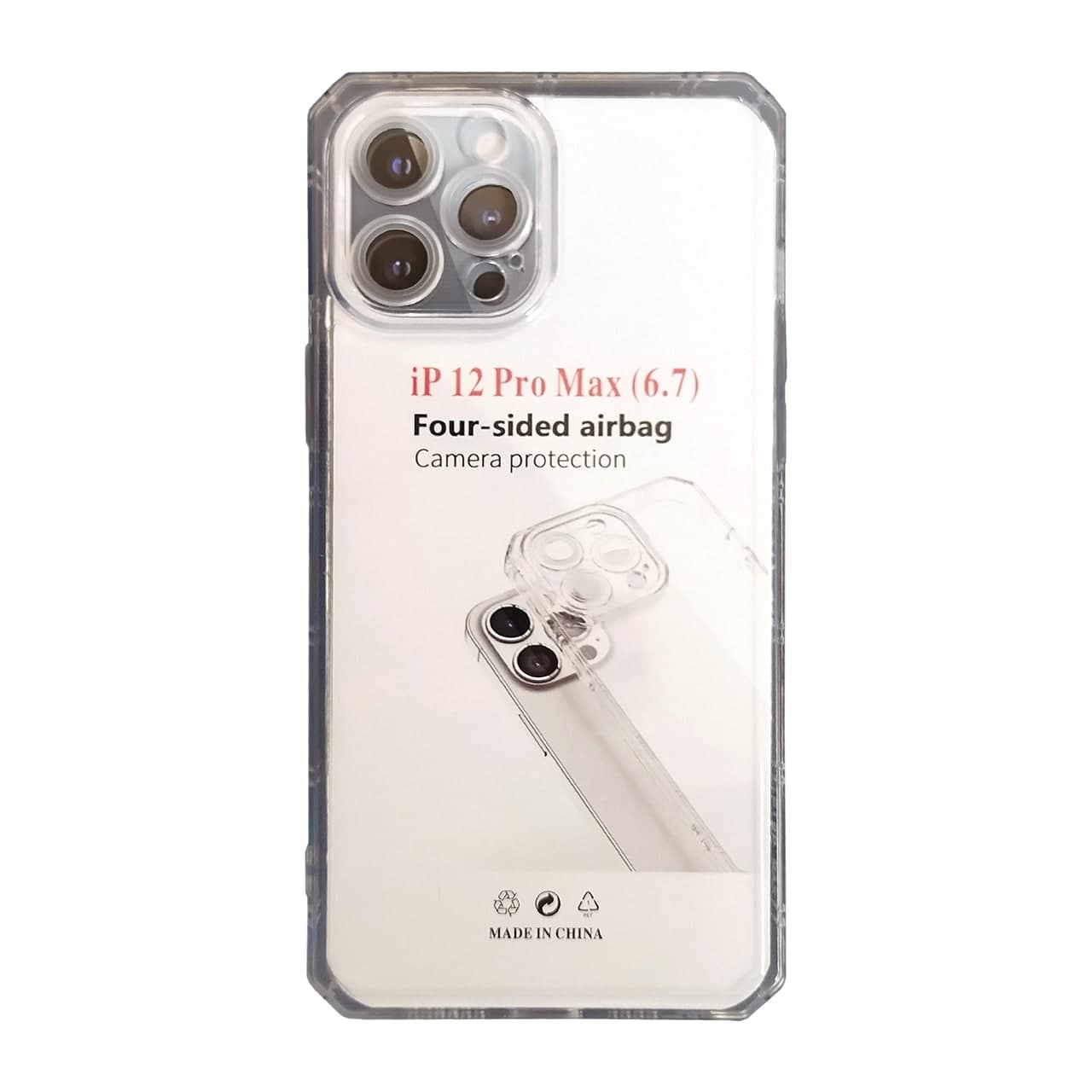کاور مدل کربنی شفاف کد IP12PM-SH مناسب برای گوشی موبایل اپل Iphone 12 Pro Max