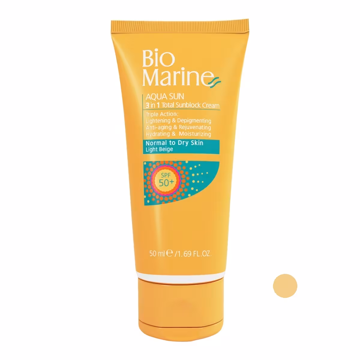 کرم ضد آفتاب بایومارین مدل AQUA SUN حجم 50 میلی لیتر