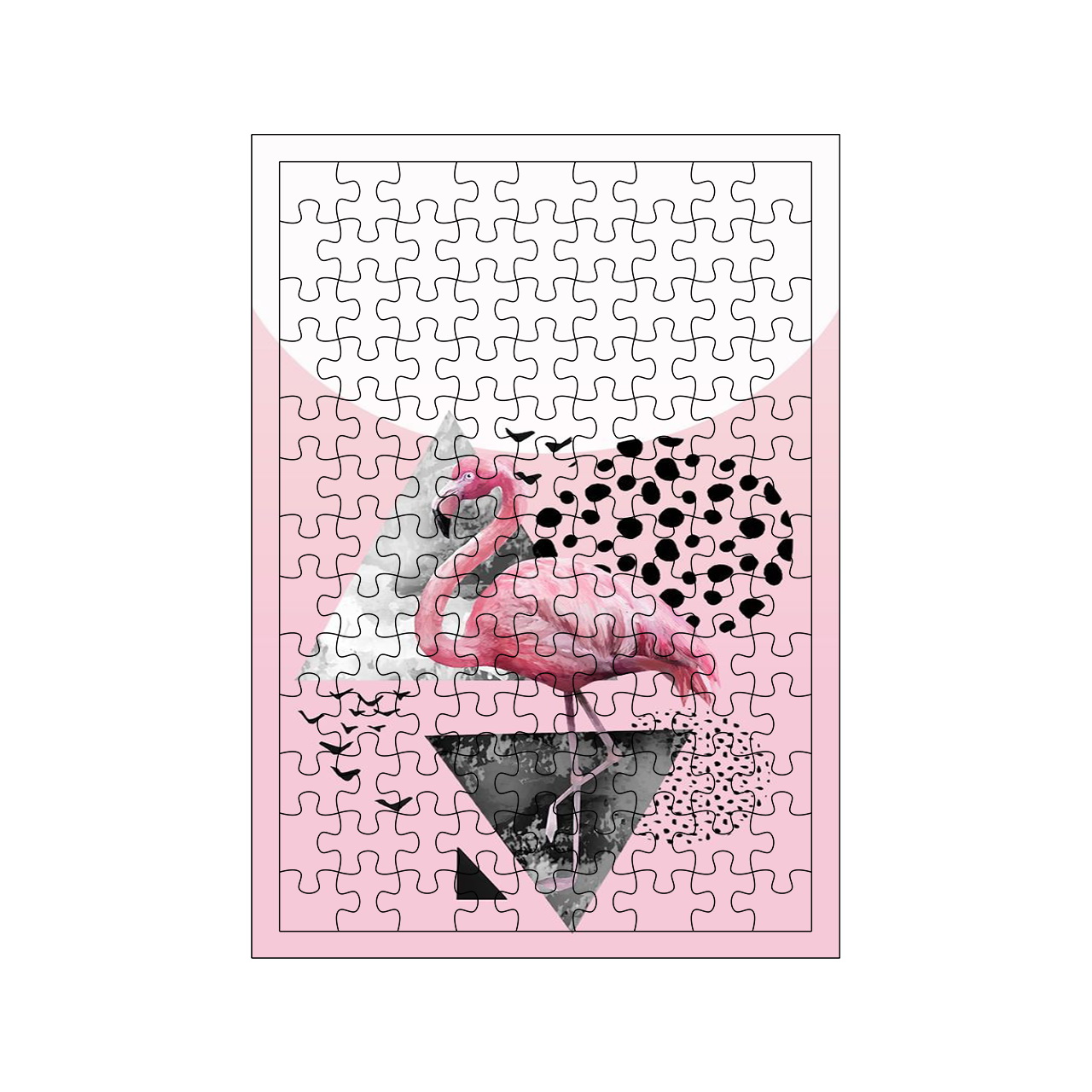پازل 117 تکه مدل فلامینگو کد 473