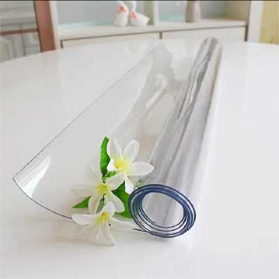 طلق رومیزی مدل کریستال ضخیم کد A90-T210 سایز 210×90 سانتی متر