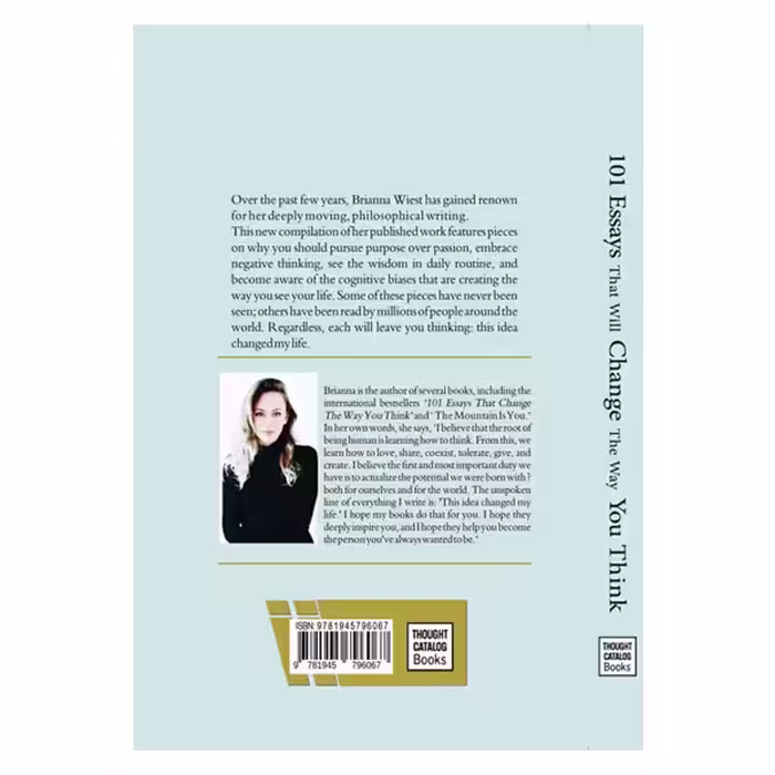 کتاب 101Essays That Will Change The Way You Think اثر Brianna Wiest انتشارات  ‎ Thought Catalog Books