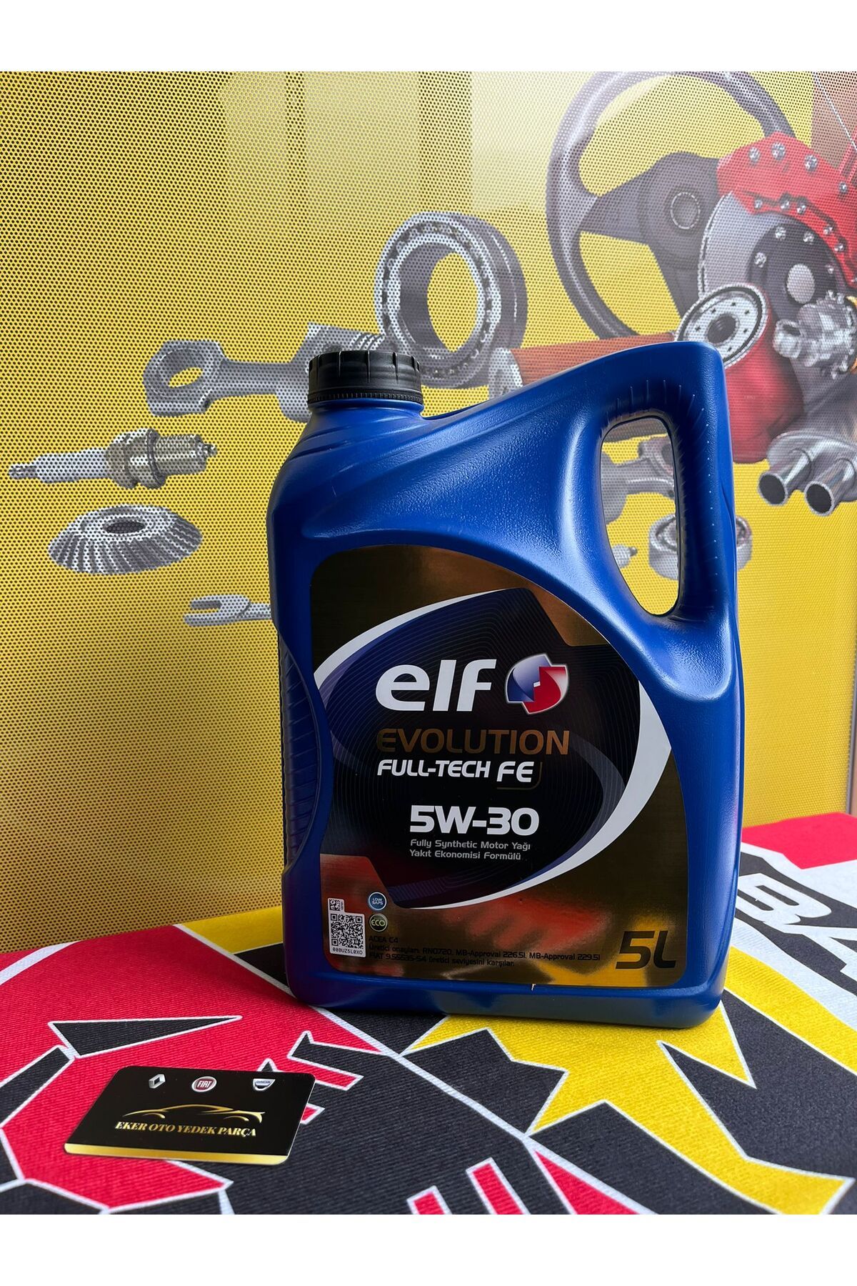 روغن و مکمل موتور EVOLTION FULL TECH FE 5W 30 الف اورجینال Elf