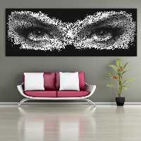 تابلو بوم طرح چشم مدرن مدل SDB3512