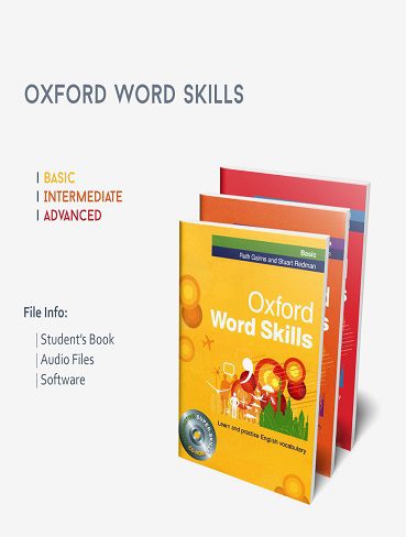 oxford word skill basic , intermediate , advanced CD کتاب آکسفورد ورد اسکیلز (اندازه رحلی (A4))