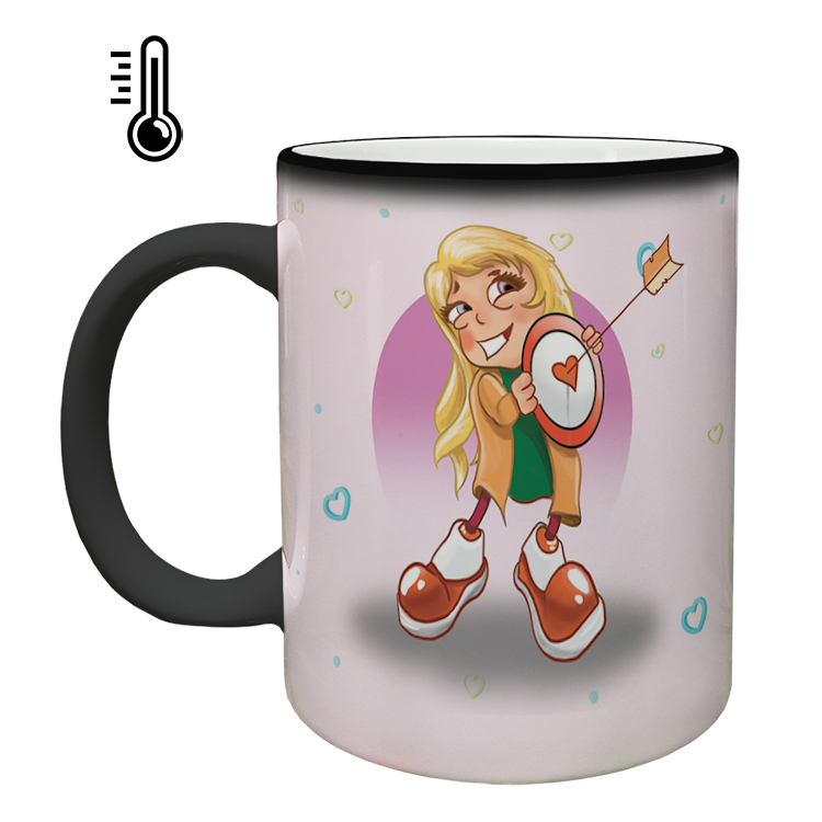 ماگ حرارتی مدل عاشقانه کد 163