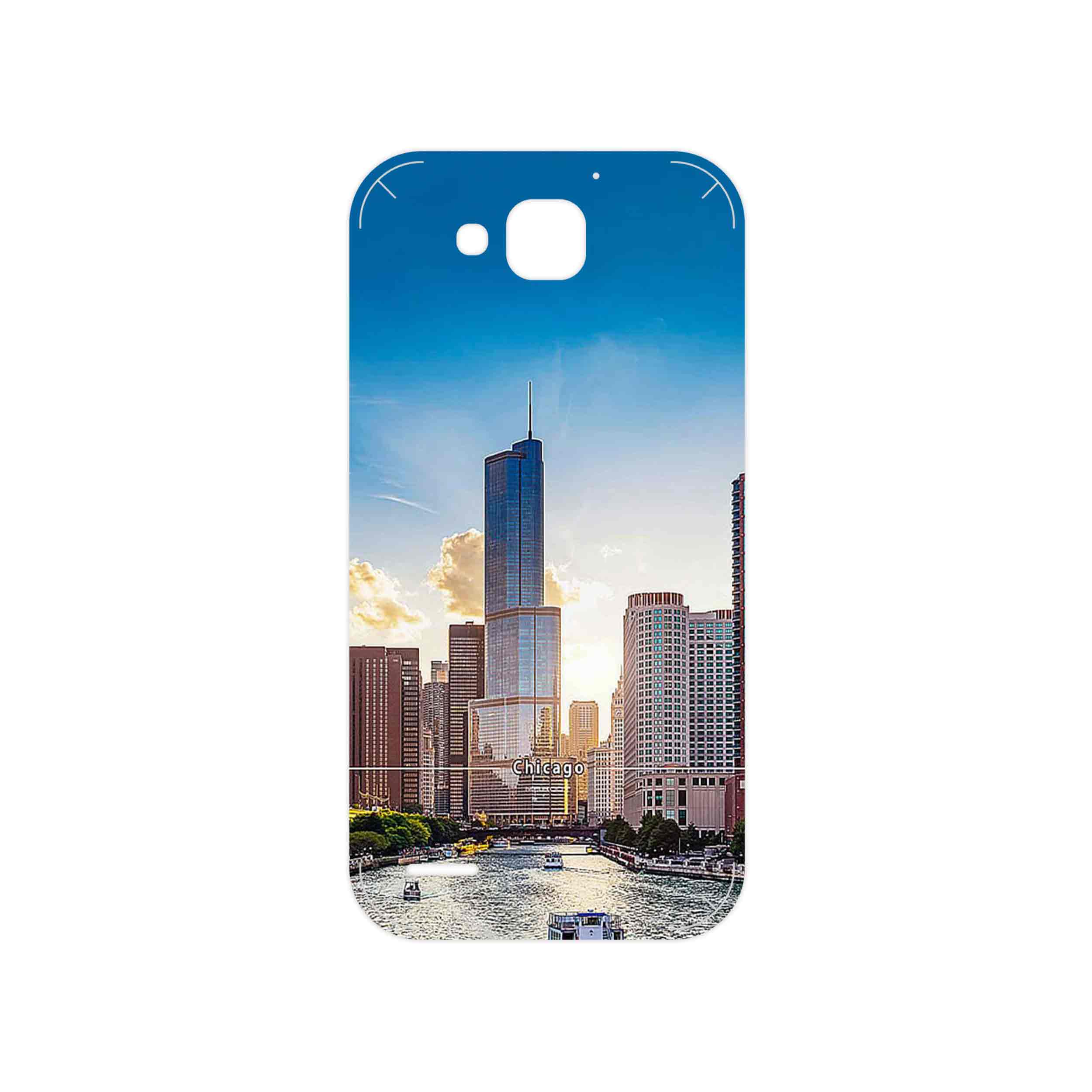 برچسب پوششی ماهوت مدل City of Chicago مناسب برای گوشی موبایل آنر 3X G750
