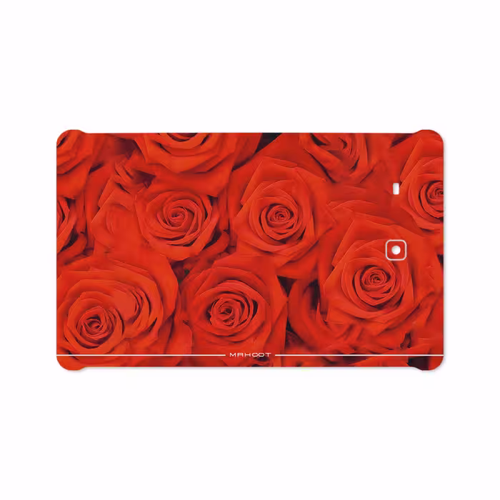 برچسب پوششی ماهوت مدل Red-Flower مناسب برای تبلت سامسونگ Galaxy Tab E 9.6 2015 T561