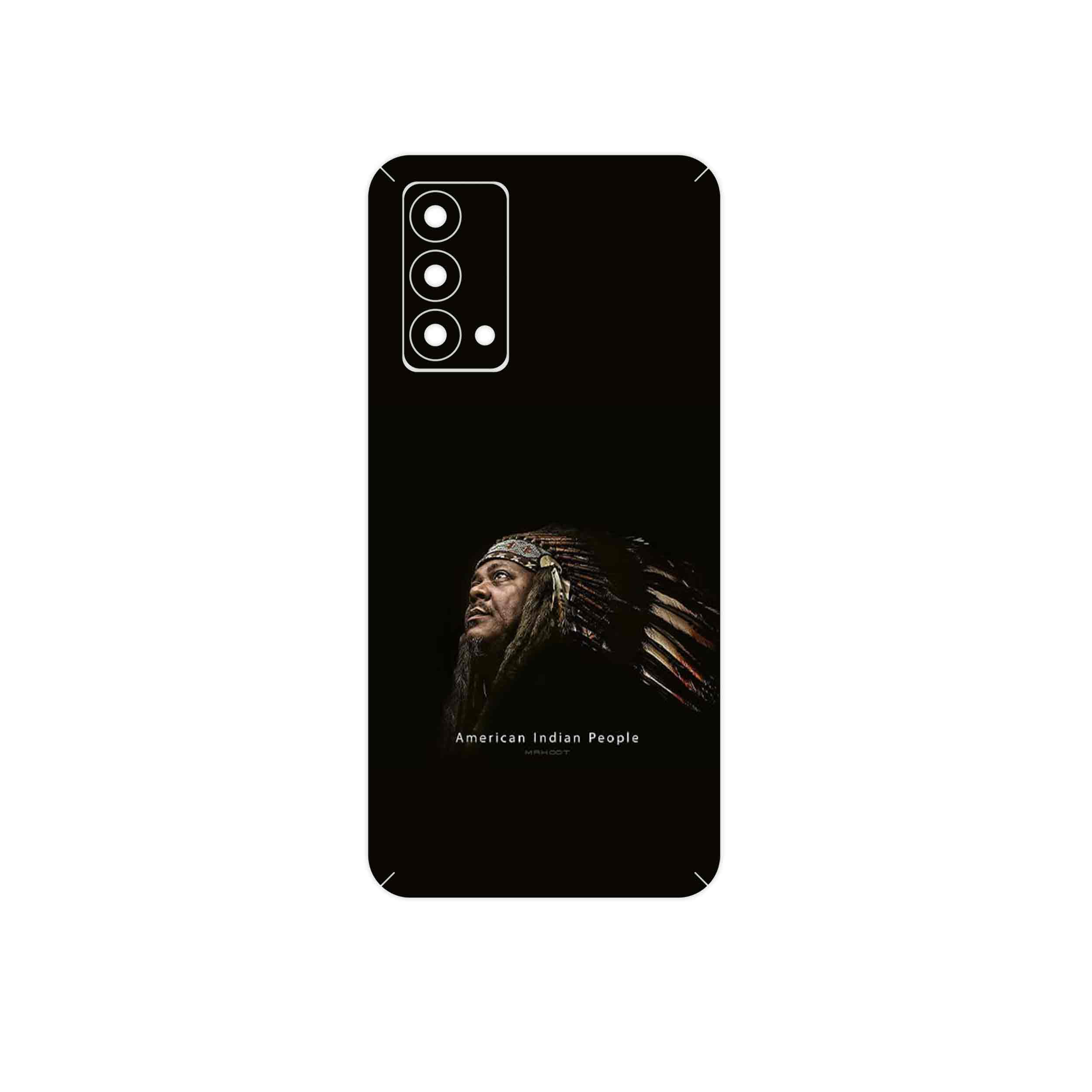 برچسب پوششی ماهوت مدل Portrait of an Indian Man مناسب برای گوشی موبایل ریلمی GT Master