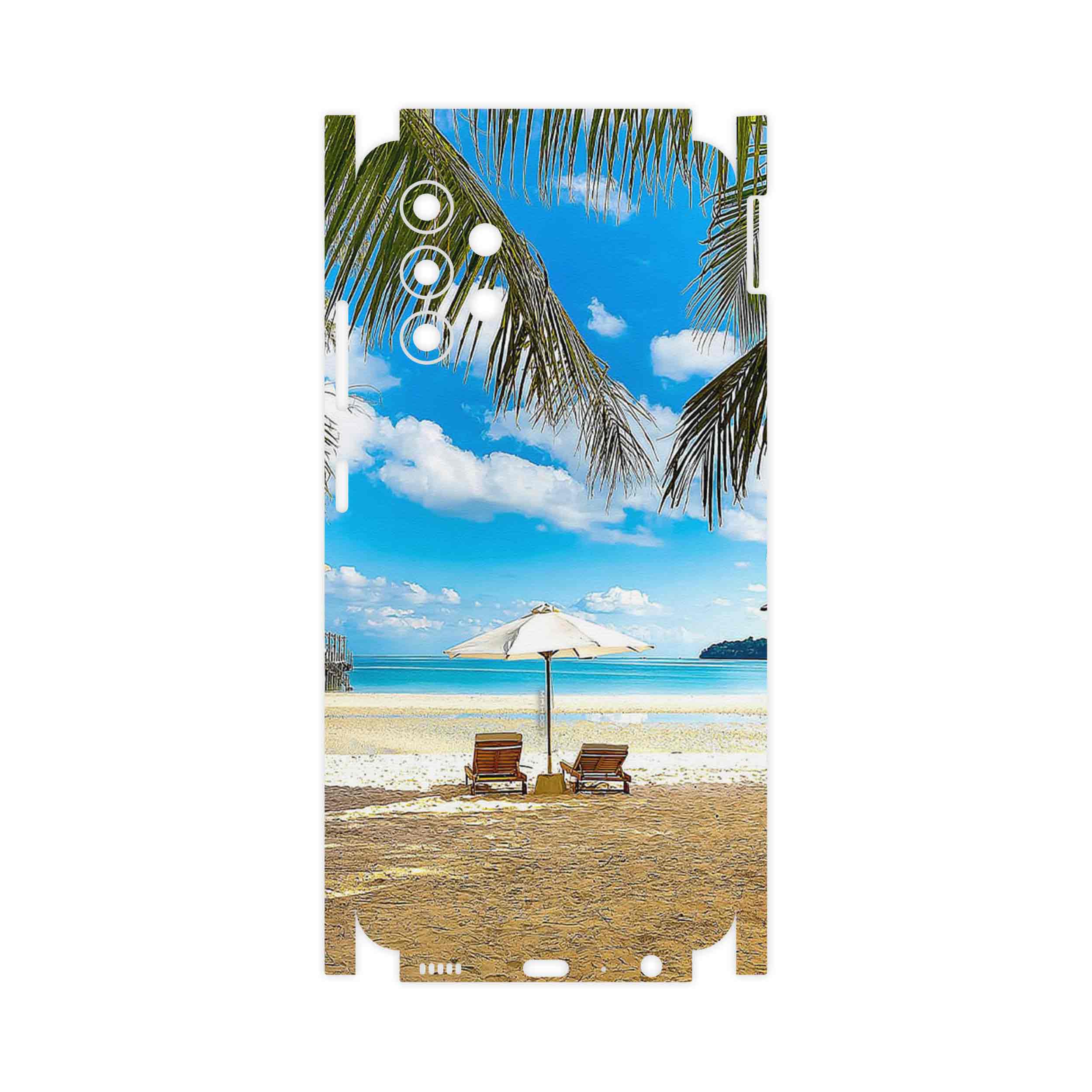 برچسب پوششی ماهوت مدل Beach-FullSkin مناسب برای گوشی موبایل سامسونگ Galaxy M32 5G