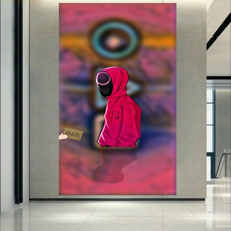 تابلو شاسی طرح بازی ماهی مرکب مدل نگهبان کد AR2097 | دنیای قاب