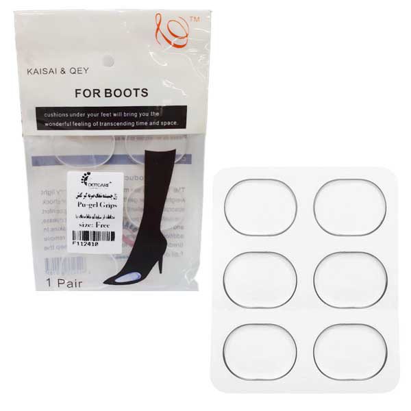 ژل چسبنده شفاف ضربه گیر کفش فوت کر مدل FOOTCARE PU GEL HEEL GRIPS | فروشگاه اینترنتی تاتا کالا