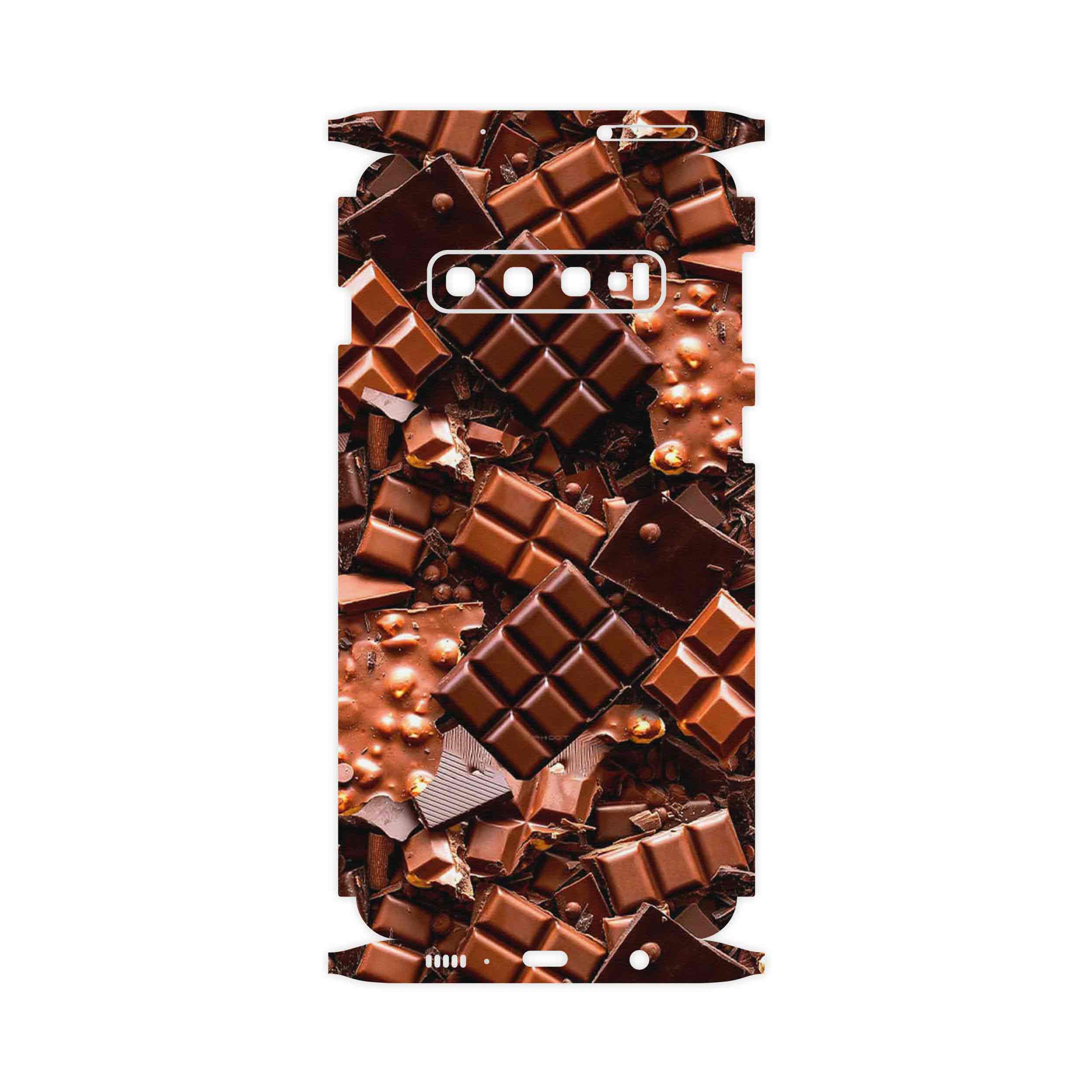 برچسب پوششی ماهوت مدل Chocolate-FullSkin مناسب برای گوشی موبایل سامسونگ Galaxy S10