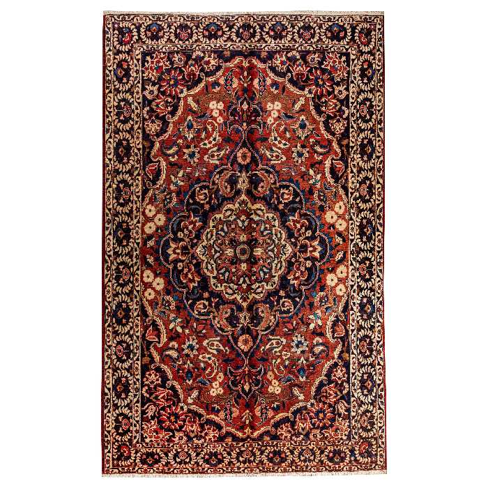 فرش دستبافت شش و نیم متری مدل بختیار کد 49.812