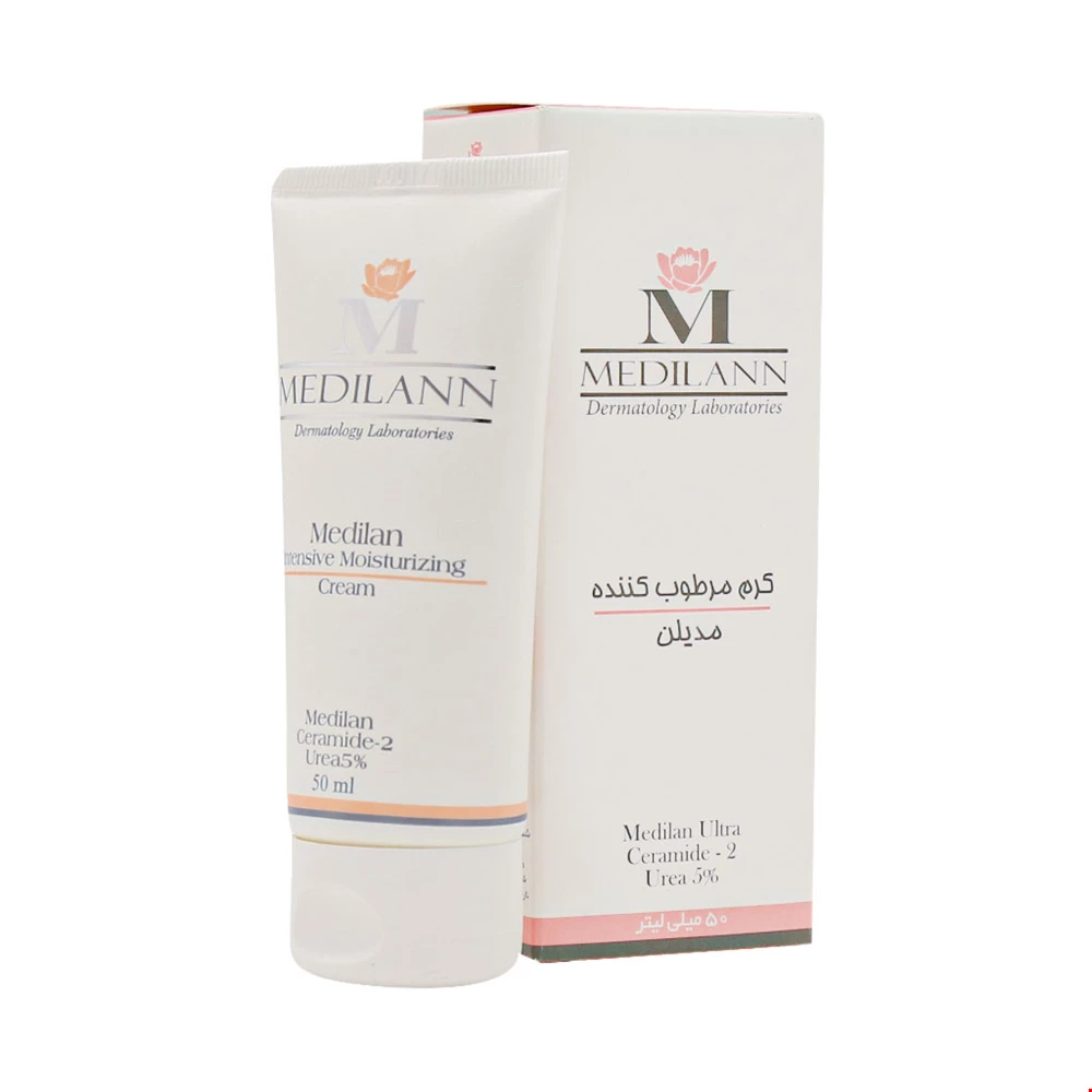 کرم مرطوب کننده مناسب پوست خشک مدیلن 50 میلی لیتری