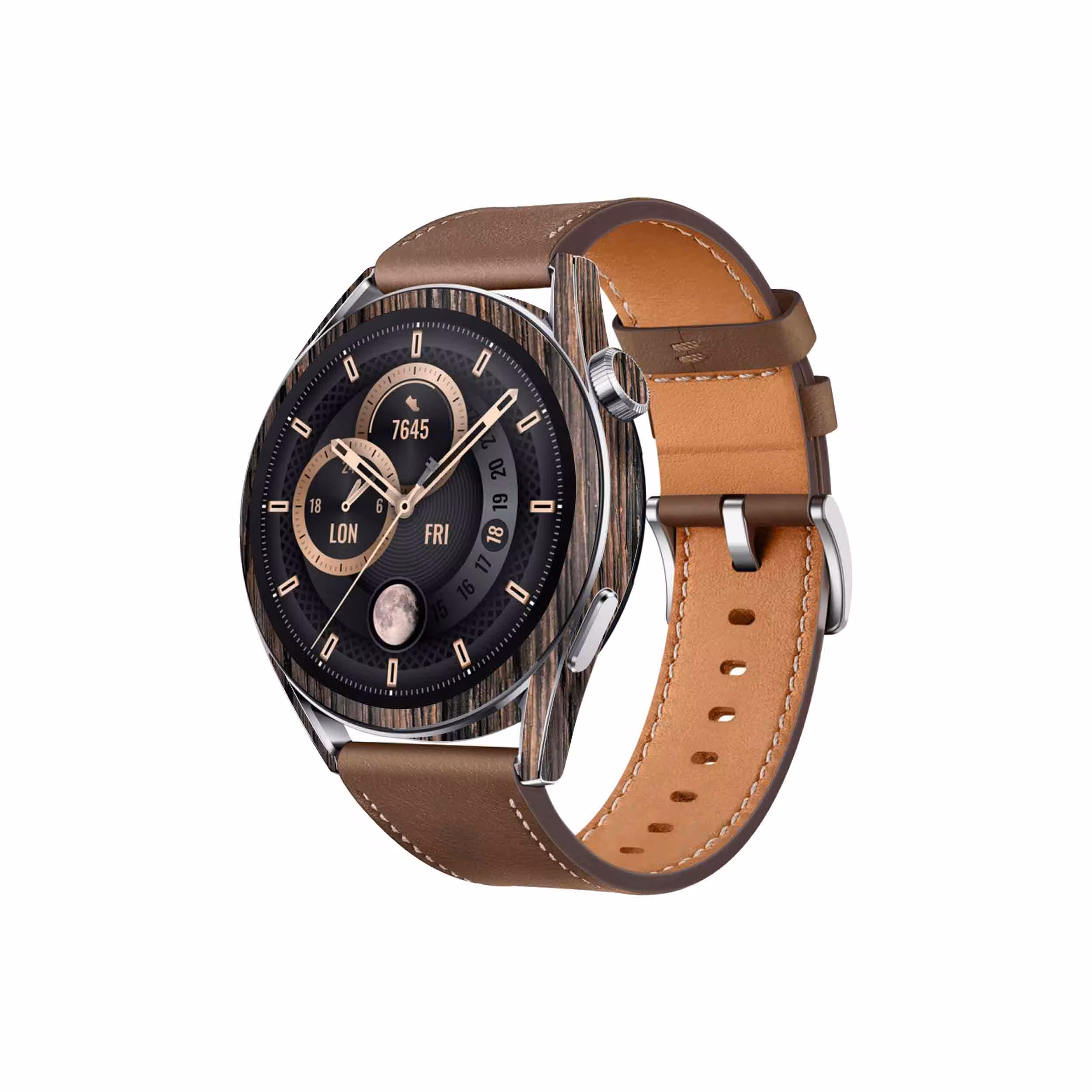 برچسب ماهوت طرح Burned-Wood مناسب برای ساعت هوشمند هوآوی Watch GT 3 46mm