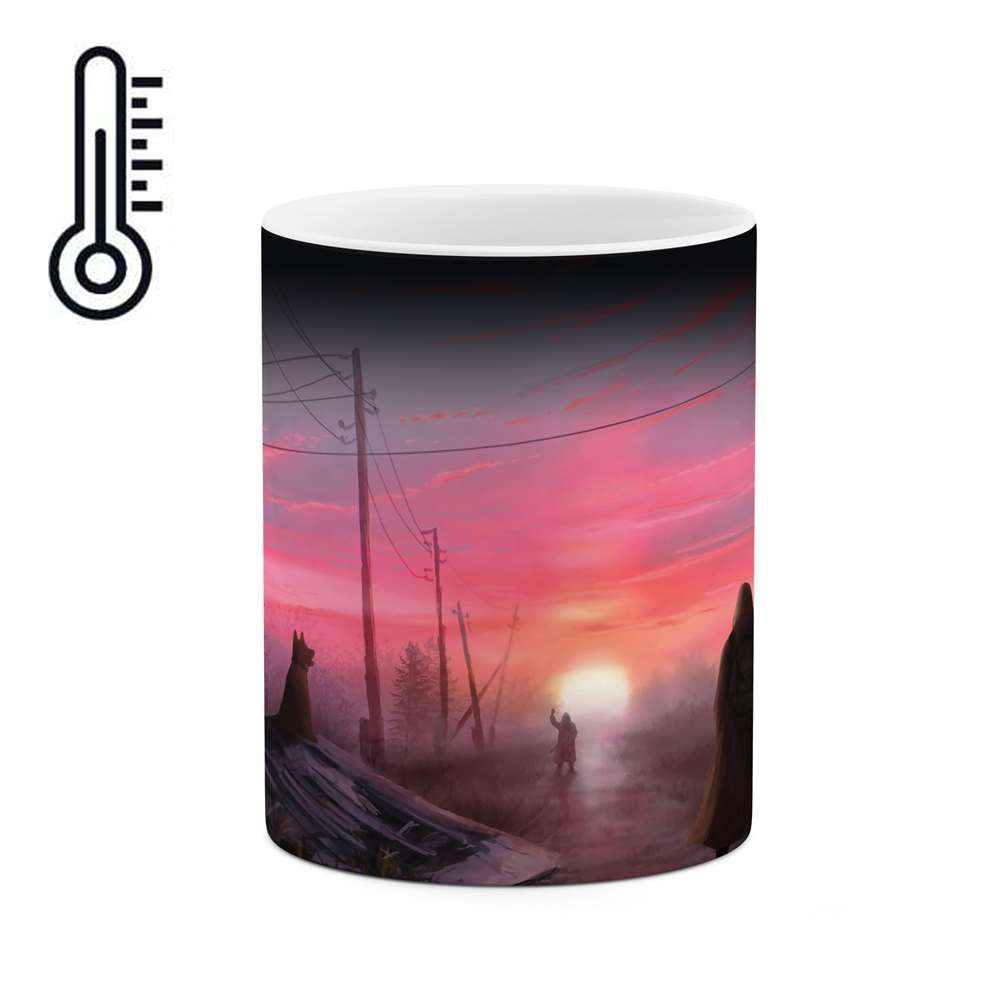 ماگ حرارتی طرح غروب مدل mgph02770