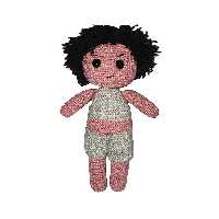 عروسک بافتنی مدل 0044