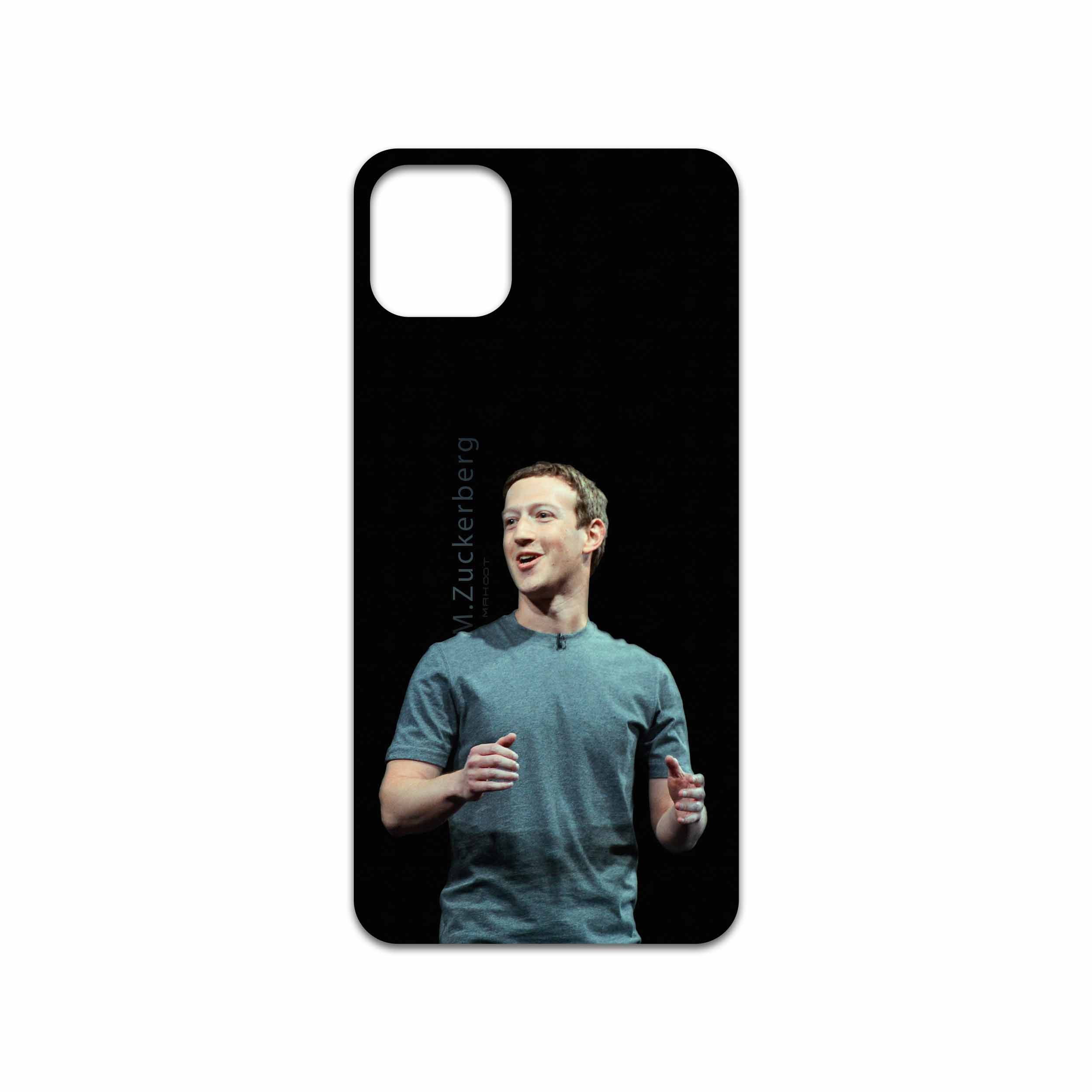برچسب پوششی ماهوت مدل Mark Zuckerberg مناسب برای گوشی موبایل اپل iPhone 11 Pro Max