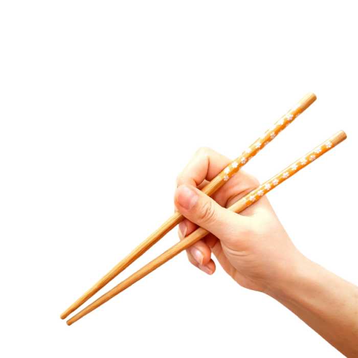 چوب غذاخوری مدل چاپستیک طرح گل کد 3