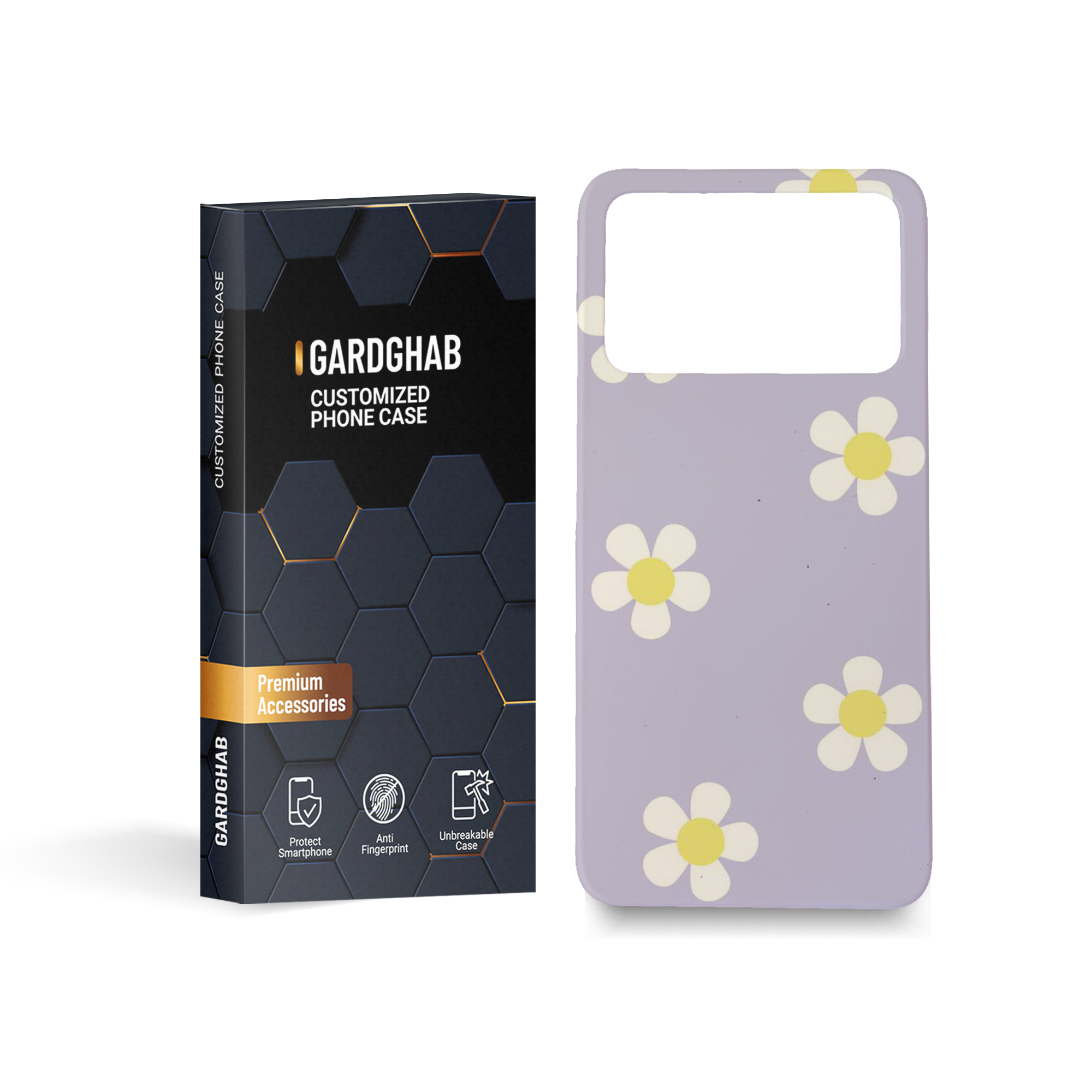 کاور گارد قاب مدل گل مناسب برای گوشی موبایل شیائومی X4 pro