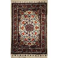 فرش دستبافت دو متری طرح گل سرخ بیجار کد 242