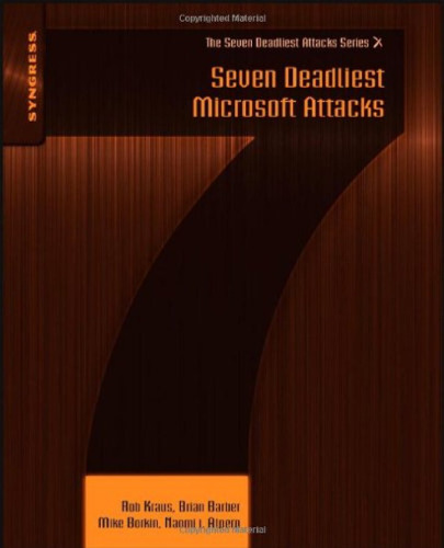 خرید و دانلود نسخه کامل کتاب Seven Deadliest Microsoft Attacks