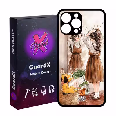 کاور گارد ایکس طرح Girl مدل Glass10306 مناسب برای گوشی موبایل اپل iPhone 13 Pro Max