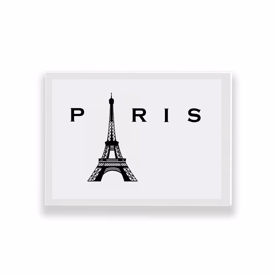 تابلو طرح مینیمال برج ایفل مدل PARIS