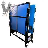 میز پینگ پنگ شیشه‌ای چرخدار کد 2004325