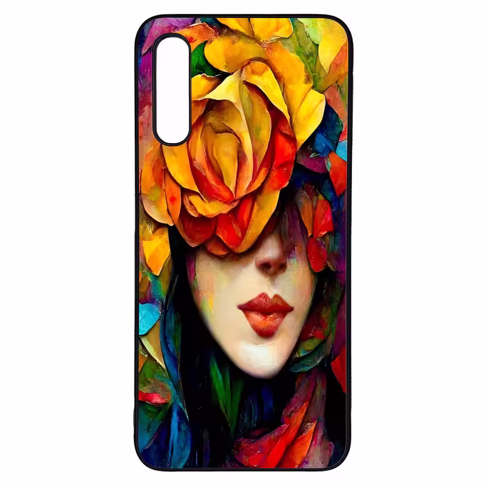 کاور طرح نقاشی چهره کد G-043 مناسب برای گوشی موبایل سامسونگ Galaxy A50s / A50 / A30s | دیجی قاب دونی