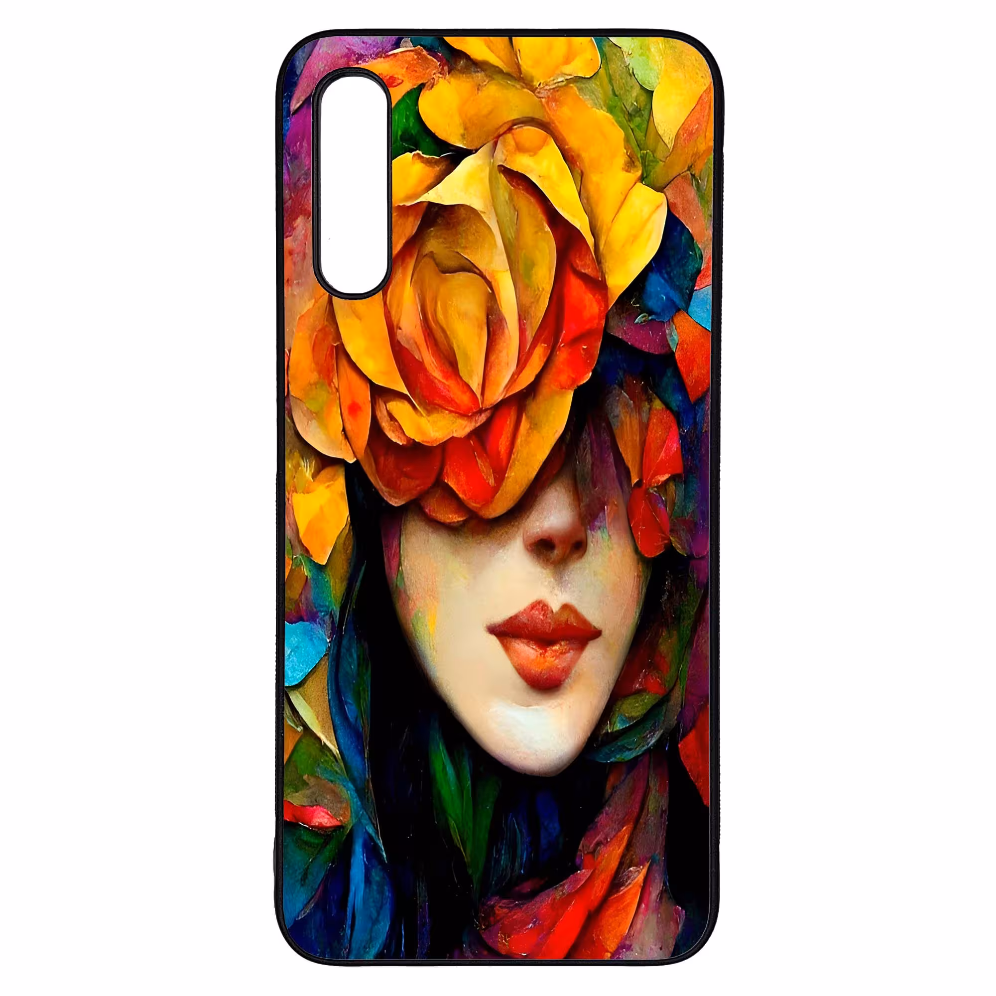 کاور طرح نقاشی چهره کد G-043 مناسب برای گوشی موبایل سامسونگ Galaxy A50s / A50 / A30s | دیجی قاب دونی
