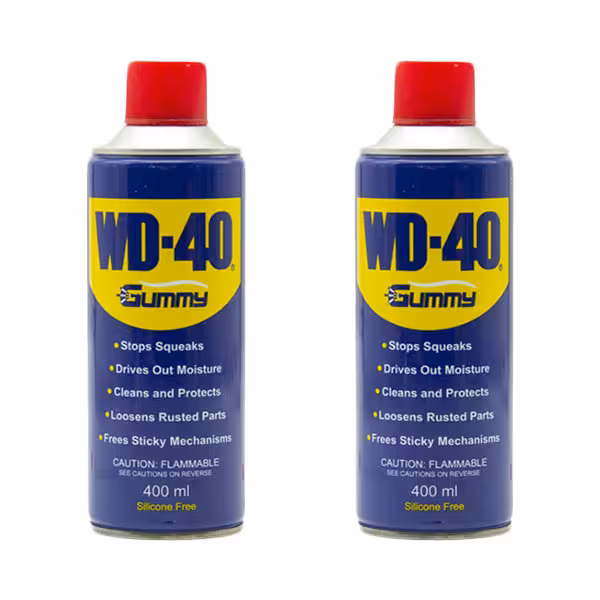 اسپری روان کننده گامی مدل WD-40 وزن 350 گرم بسته 2 عددی
