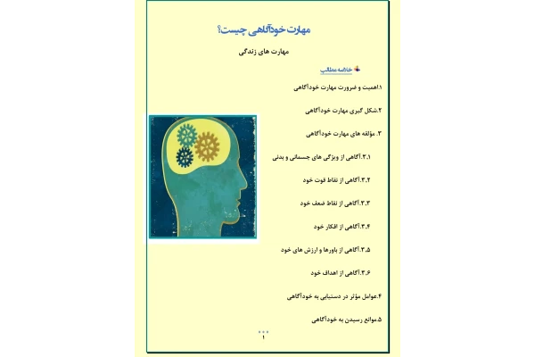 3 جزوه درباره مهارتهای خود آگاهی - کتابخانه مجازی واتیکان