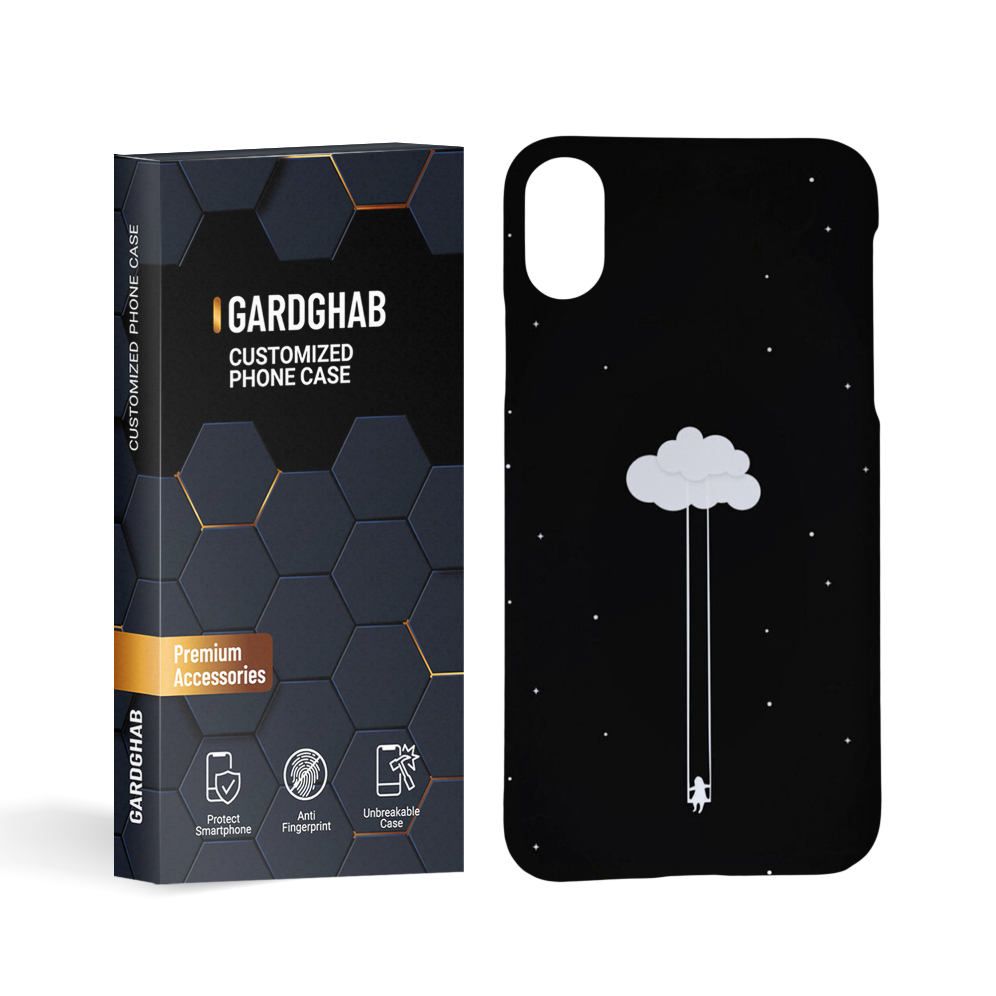        کاور گارد قاب مدل ساده مناسب برای گوشی موبایل اپل iphone x / xs