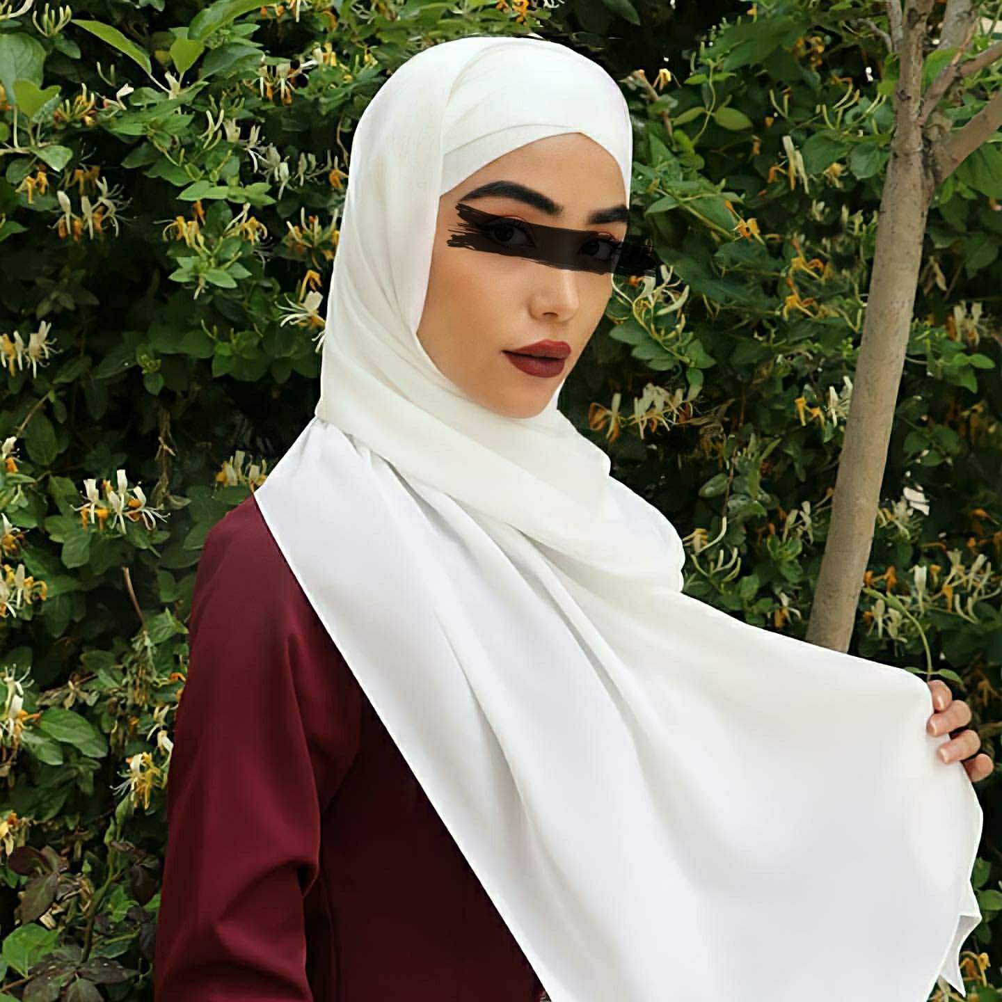 هدشال سفید دوپیله